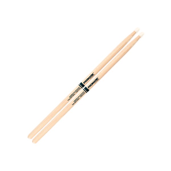 Promark TXR747N American Hickory Natural Drumsticks - Nylon Tip